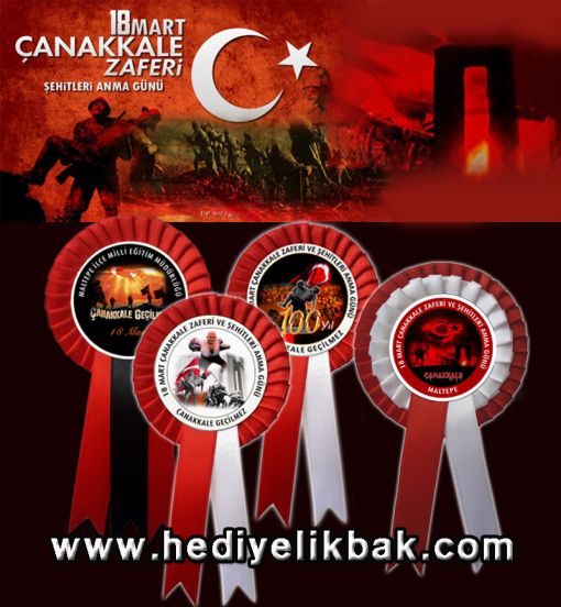  18 Mart Çanakkale Kokartları