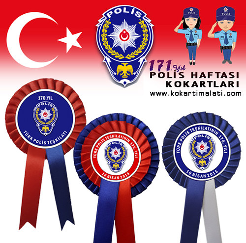  Polis Haftası Yaka Kokartları