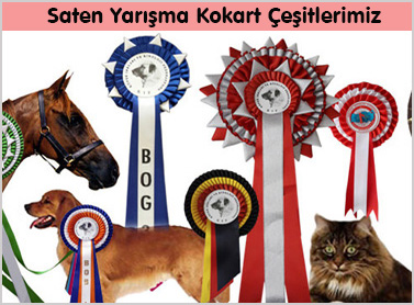  Yarışma Saten Kokartları